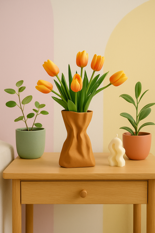 Vase “Fripon” – L’illusion chic qui emballe ta déco